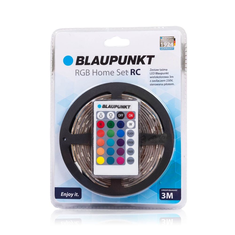 Комплект светодиодной ленты Blaupunkt RGB 12V 3M IP20 PILOT+CE ADAPTER в блистере - фото 2