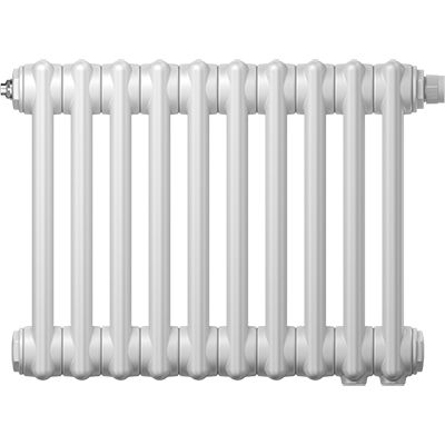 Трубчатый радиатор Zehnder Charleston Retrofit 3037, 26 сек.1/2 ниж.подк. RAL9016 110 °С