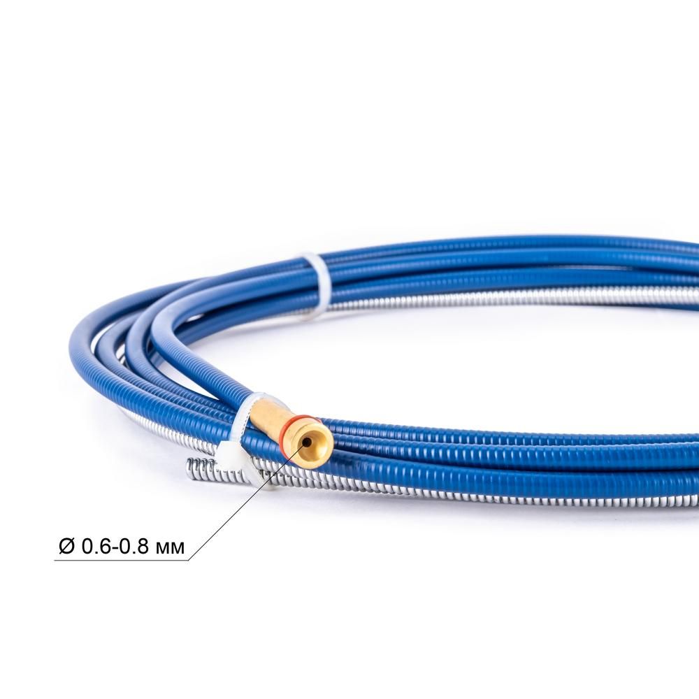 Канал FoxWeld 0,6-0,8мм сталь синий, 3м (124.0011/GM0500, МВ-15, пр-во FoxWeld/КНР) - фото 2