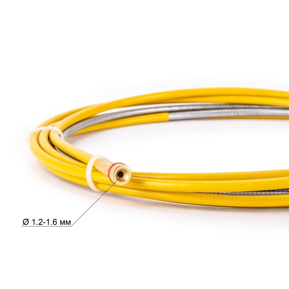 Канал FoxWeld 1,2-1,6мм сталь желтый, 3м (124.0041/GM0540, пр-во FoxWeld/КНР) - фото 2