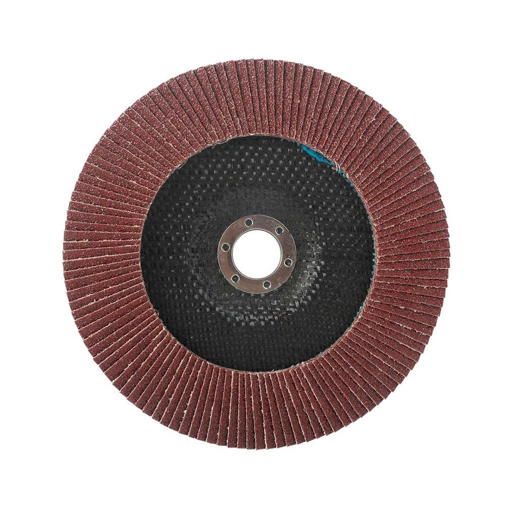 Круг лепестковый торцевой Edge 180х22,23мм / P60 / шлифовальный диск / абразив - фото 2