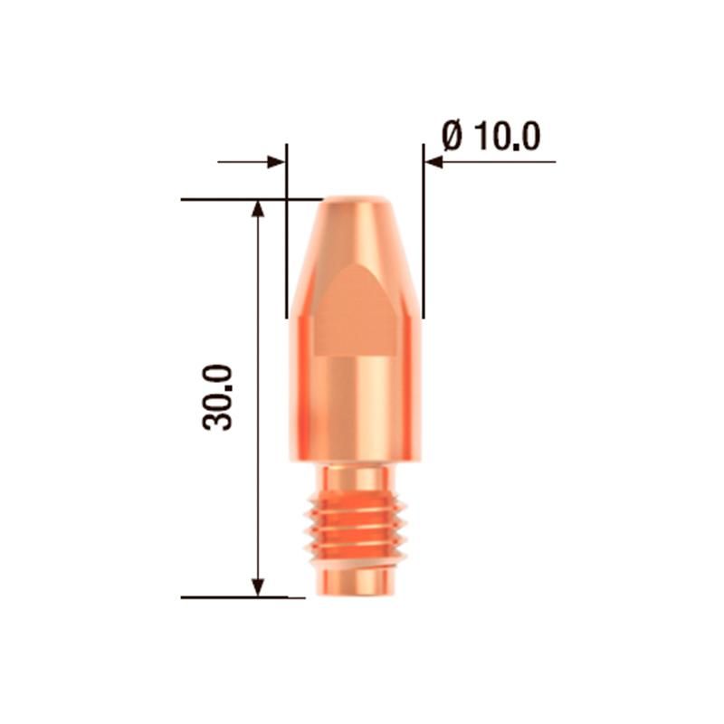 Контактный наконечник FUBAG M8х30 мм ECU D=2.0 мм (25 шт.) - фото 1