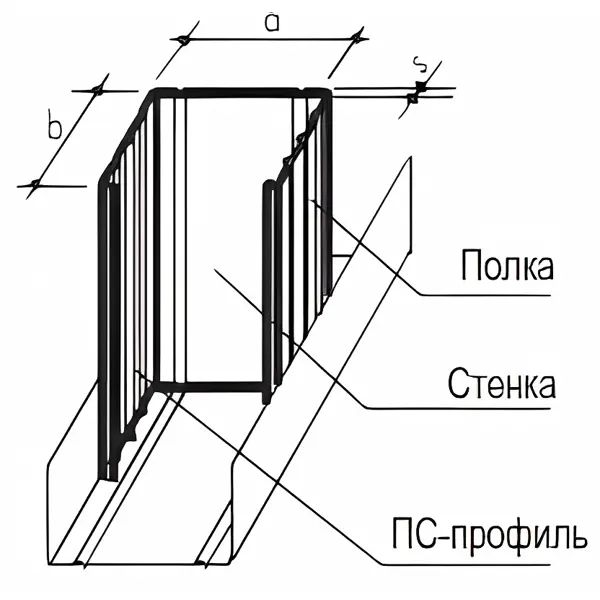 Профиль стоечный Knauf ПС-6 0.6 мм 100x50x3000 мм - фото 6