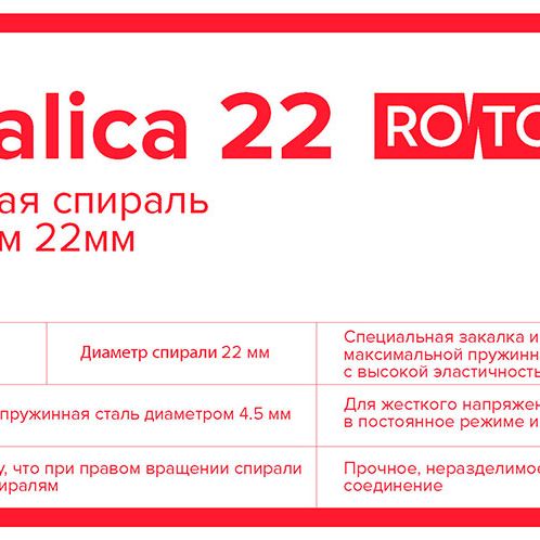 Стандартная прочистная спираль Rotorica Spiralica 17 - фото 2