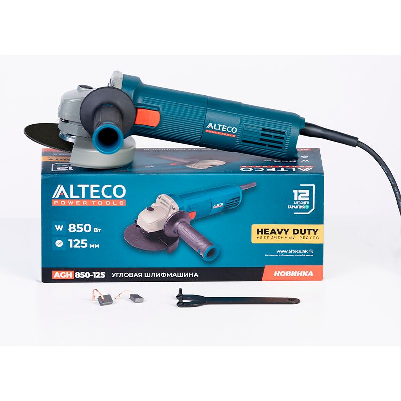 Угловая шлифмашина ALTECO HEAVY DUTY AGH 850-125 фото 4