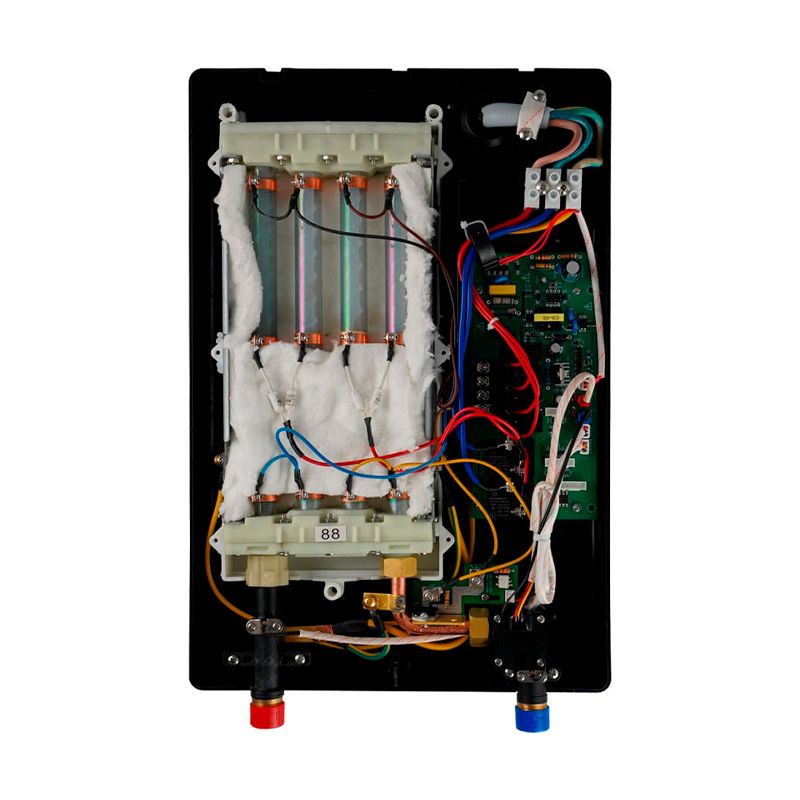 Электрический проточный водонагреватель PRIMOCLIMA AMOR 8.8 кВт, черный фото 3