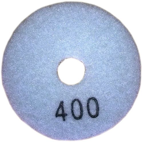 Круг алмазный шлифовальный гибкий Spektrum 400 грит / 175 мм (белый)