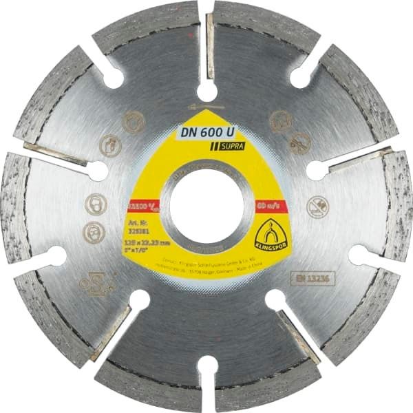 Отрезной алмазный диск КЛИНГСПОР 115x8x22,23/9S/7/S/DT/SUPRA/DN600U