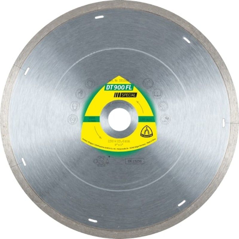 Алмазный диск KLINGSPOR DT900FL 230 мм