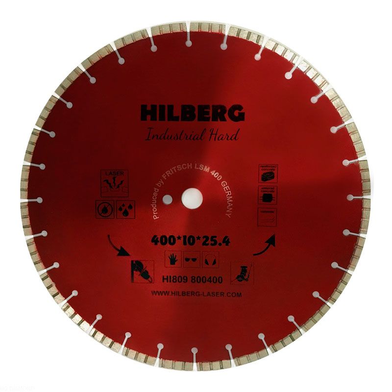 Алмазный диск Hilberg Industrial Hard 400 мм