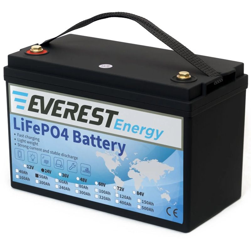 Тяговый литиевый аккумулятор Everest LFP-24V50AH