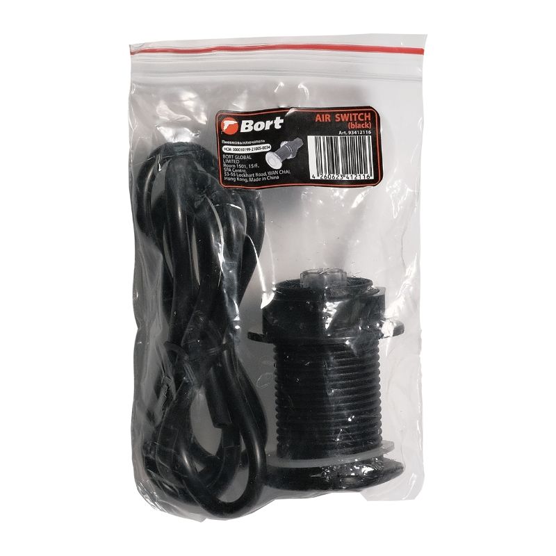 Пневмовыключатель BORT Air switch (black) - фото 2