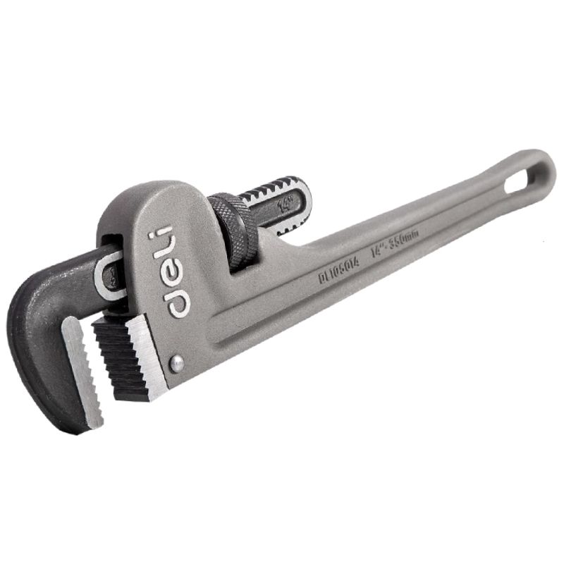 Трубный ключ Стиллсона облегченный DELI DL105014 320мм (ширина захвата 48мм, алюминиевый сплав) - фото 3