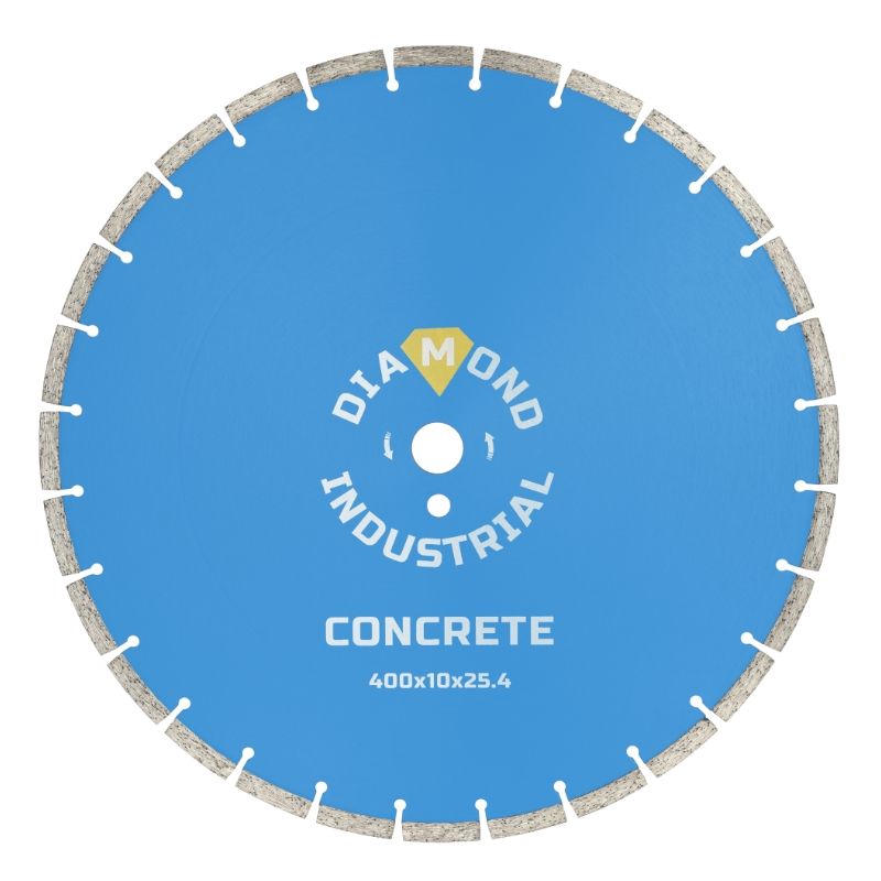 Алмазный диск Diamond Industrial 400x3,6x10x25,4-28 Concrete - фото 1