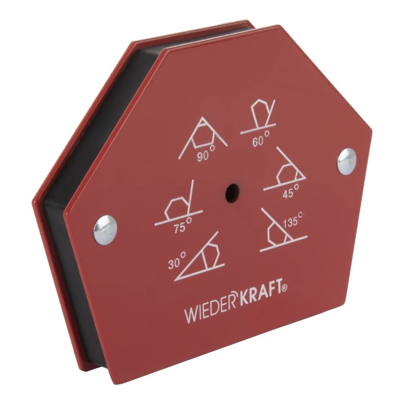 Сварочный магнит WIEDERKRAFT 30, 45, 60, 70, 90, 135 градусов, усилие 50Lbs WDK-65950 - фото 1