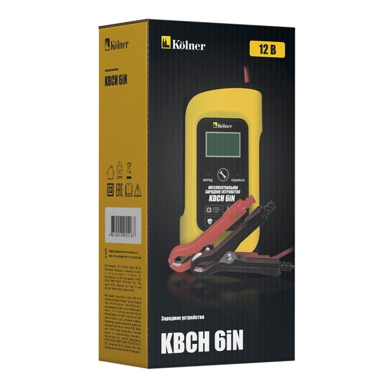 Зарядное устройство KOLNER KBCH 6iN (в упаковке)