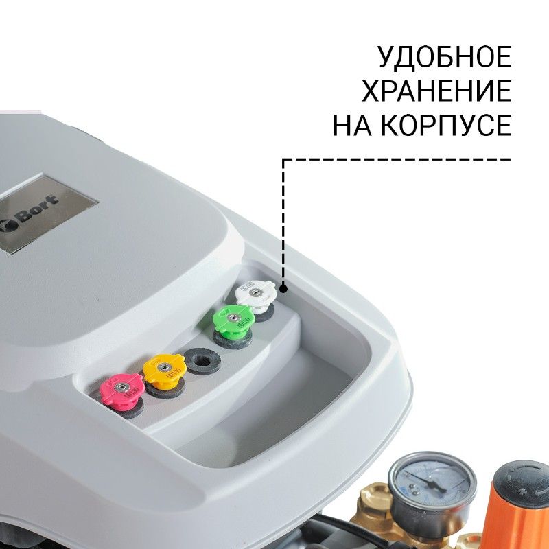 Мойка высокого давления Bort KEX-3200 хранение