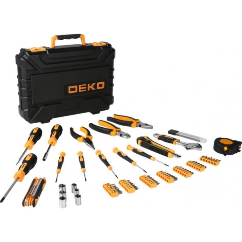 Набор инструмента для дома и авто Deko TZ82 комплектация