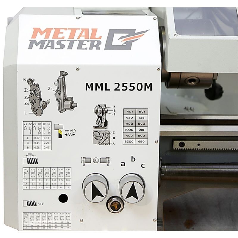 Станок токарно-фрезерный Metal Master MML 250x550 M (асинхронный двигатель)