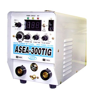 Инверторный сварочный аппарат ASEA TIG300 DC TIG (Argon)+10,5 кВА