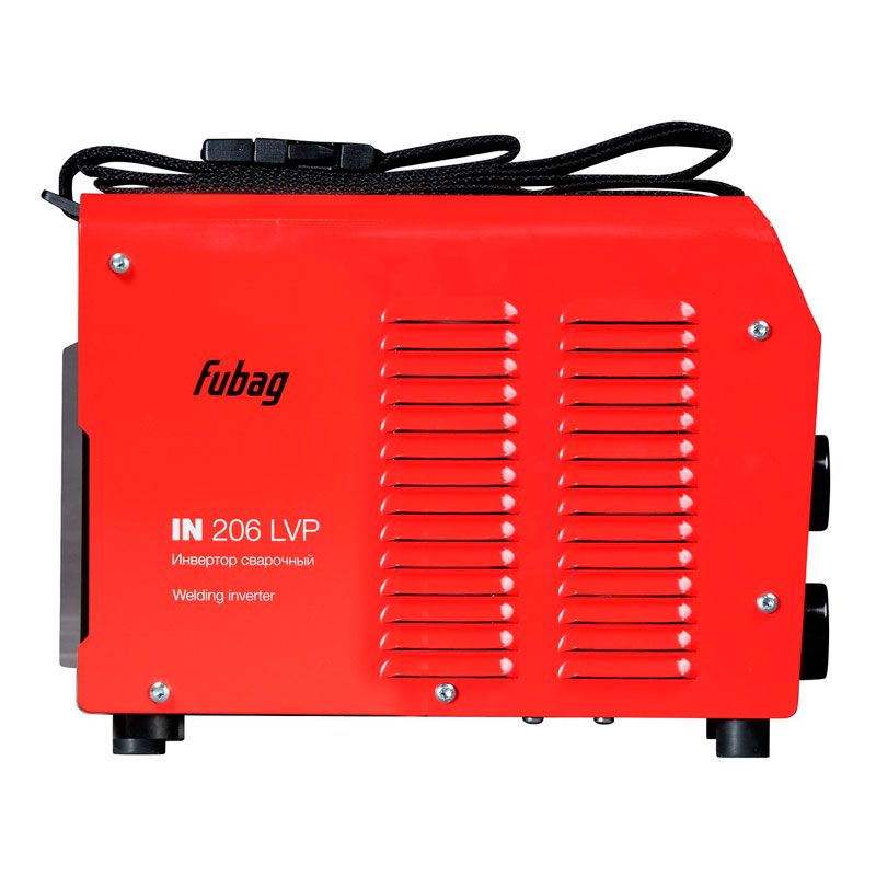 Инвертор Fubag IN 206 LVP работает с электродами 1,6-5 мм