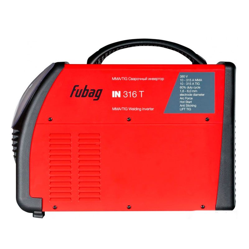 Инвертор Fubag IN 316 T работает с электродами 1,6-6 мм