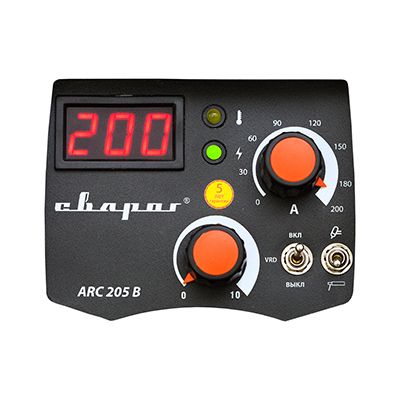 Сварочный инвертор Сварог TECH ARC 205 B (Z203) панель управления