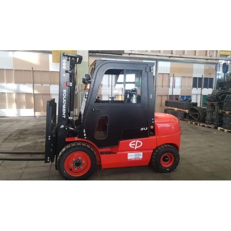 Бензиновый погрузчик EP CPQD30T3 4800 мм Nissan