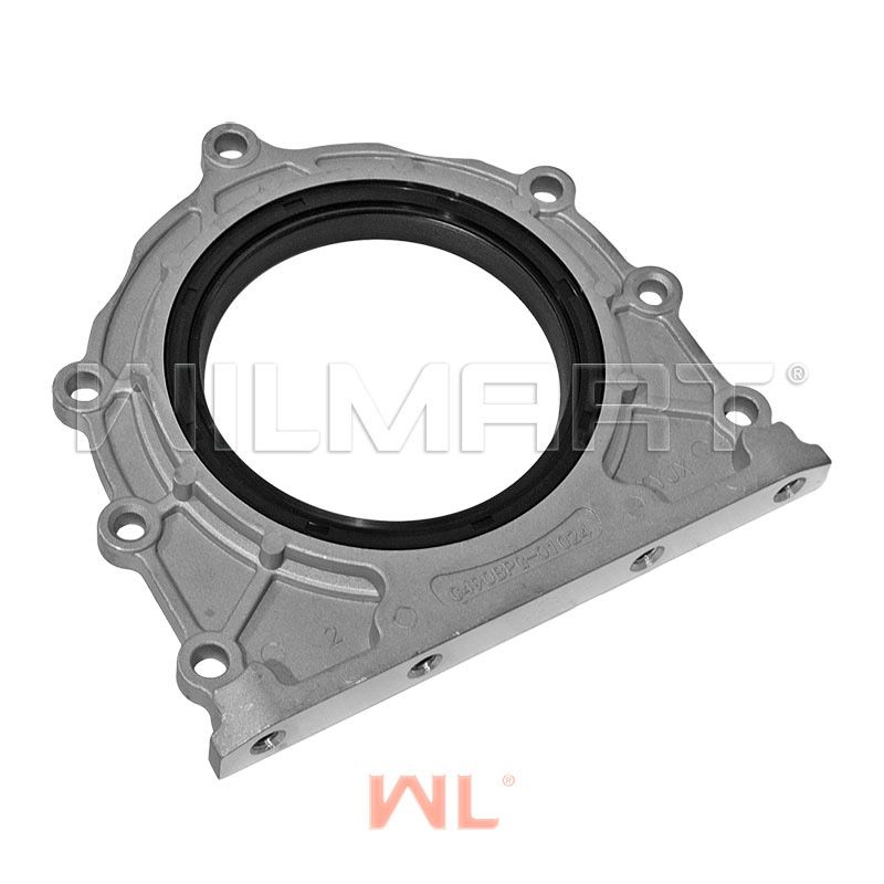 Крышка заднего сальника коленвала WL Xinchai 4D27G31 с сальником (C490BPG-01024)