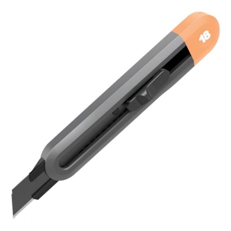 Технический нож home series gray DELI ht4018c 18 мм