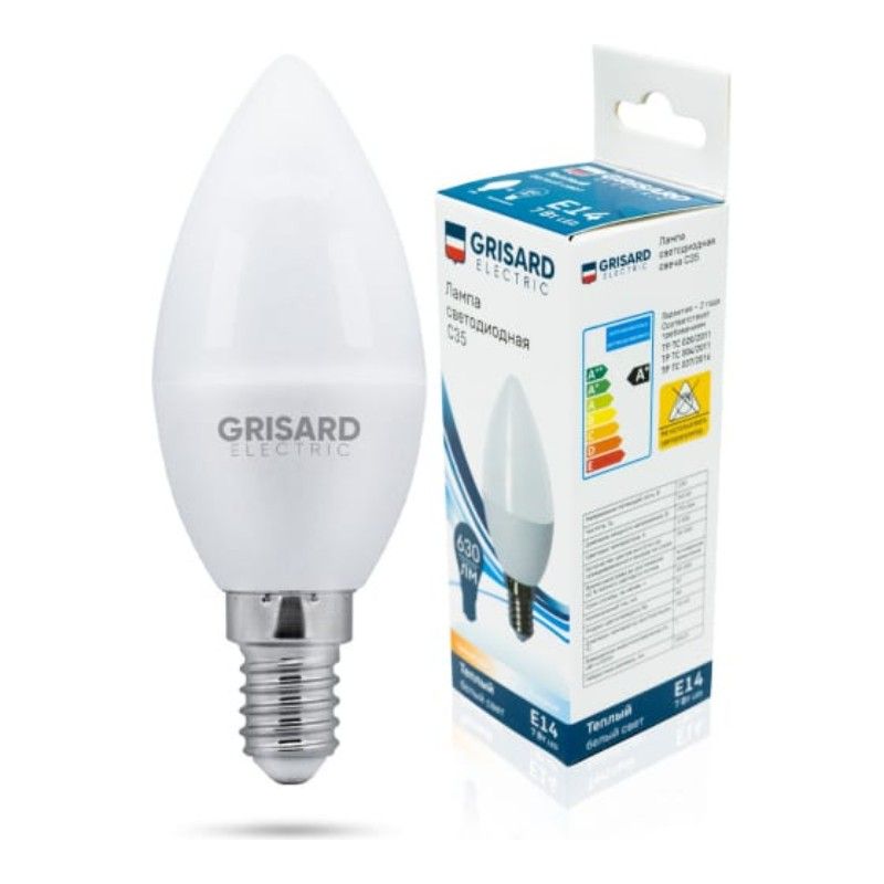 Лампа светодиодная GRISARD ELECTRIC GRE-002-00110 10 шт упаковка