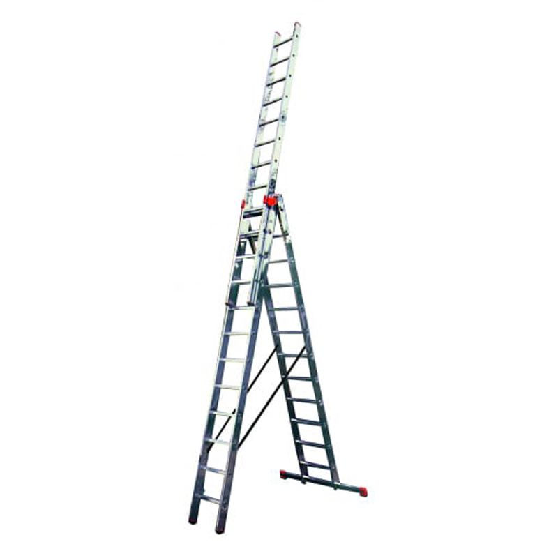 Трехсекционная лестница Krause TRIBILO Trigon 3х14 150 кг