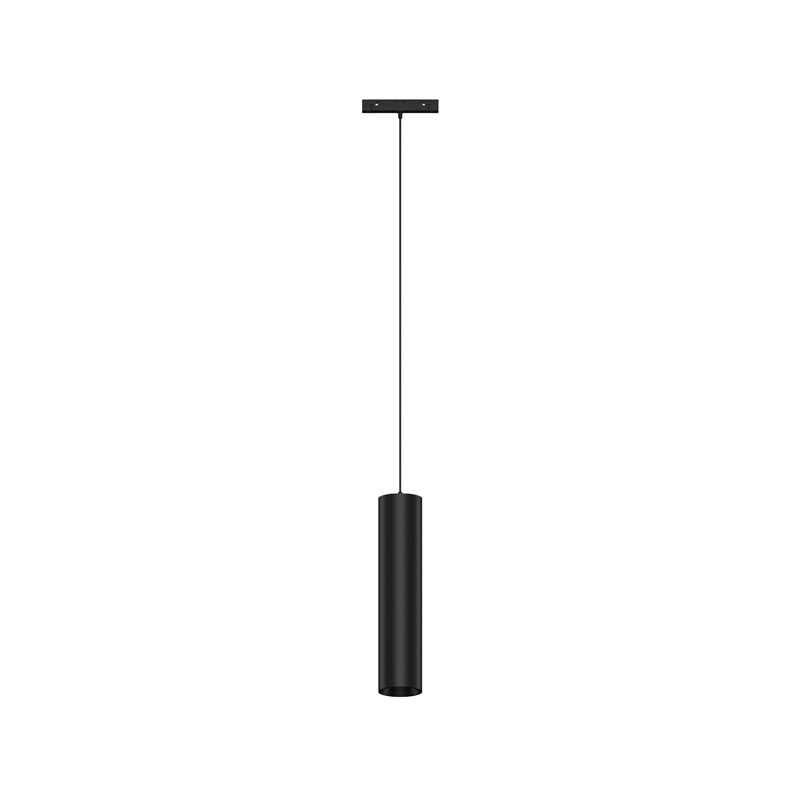 Трековый подвесной светильник Sundex 20Вт, CRI90, 3000К, гр. 24°, IP20, DALI, 48B, черный (длина кабеля 1м) F