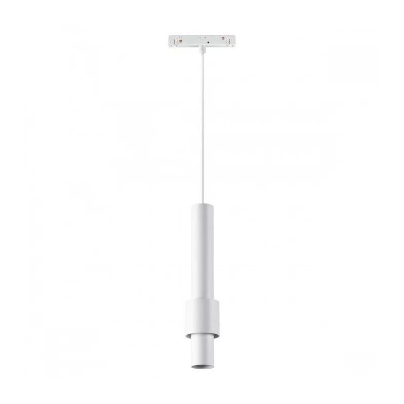 Трековый подвесной светильник 5Вт, CRI90, 3000К, гр. 36°, IP20, DALI, 48B, белый (длина кабеля 1м)