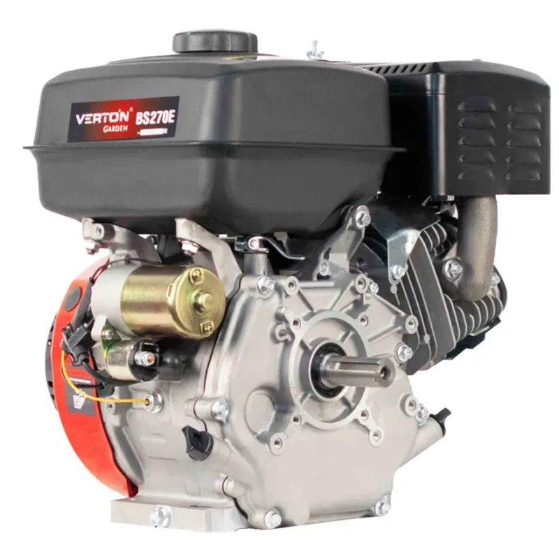 Двигатель VERTON GARDEN BS-270E (270 см3,5.6.6кВт/9л.с,d вала 25мм,V 6 л. ручн/эл. зап.) - фото 3