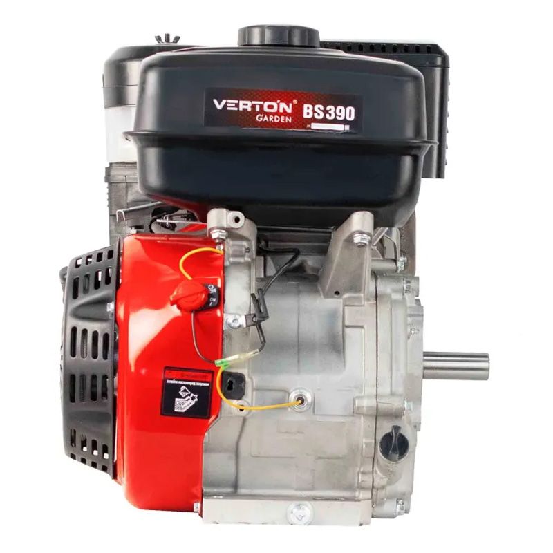 Двигатель VERTON GARDEN BS-390 (389 см3,9.5кВт/13л.с,d вала 25мм,V 6 л. ручн. зап.) - фото 3