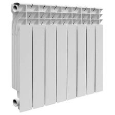 Алюминиевый радиатор Rommer Plus 500 8 секций (RAL-3210-050008) - фото 1