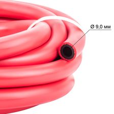 Рукав резиновый FoxWeld для газовой сварки (I класс, красный) d=9мм, бухта 5м - фото 2