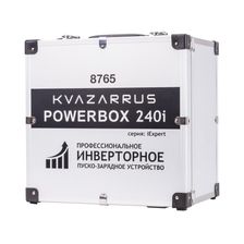 Инверторное пуско-зарядное устройство FoxWeld KVAZARRUS PowerBox 240i, таймер, алюминиевый кейс - фото 7
