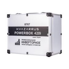 Инверторное пуско-зарядное устройство FoxWeld KVAZARRUS PowerBox 420i, таймер, алюминиевый кейс - фото 7