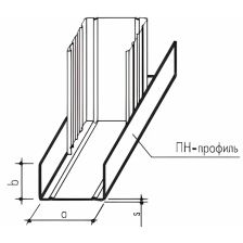 Профиль направляющий (ПН-2) Knauf 0.6 мм 50x40x3000 мм - фото 4