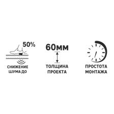 Звуко-гидроизоляция ACOUSTIC GROUP Шуманет 100 Гидро 5 мм, 10 м2 - фото 3