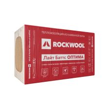 Утеплитель ROCKWOOL Лайт Баттс Оптима 100 мм 3 м2 - фото 1