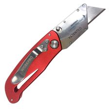 Нож WORKPRO универсальный складной алюминиевый со сменными Лезвия WORKPROми - фото 2