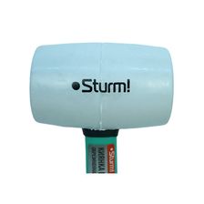 Киянка 450 г белая, фибергласовая рукоятка Sturm! - фото 3