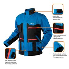 Куртка рабочая Neo HD цвет синий размер S/48 рост 164-170 см - фото 10
