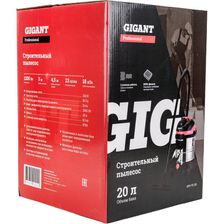 Строительный пылесос Gigant Professional объем бака 20 л - фото 40