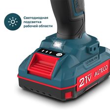 Аккумуляторная ударная дрель шуруповёрт ALTECO CID 21-35 фото 4