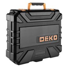 Аккумуляторная дрель-шуруповерт DEKO DKCD20FU-Li в кейсе + набор 195 инструментов для дома, 20В, 2х2.0Ач - фото 3