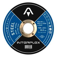 Круг отрезной по металлу INTERFLEX 125x2,5x22 ,23